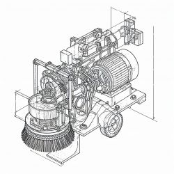 クリーニングマシンの機械設計